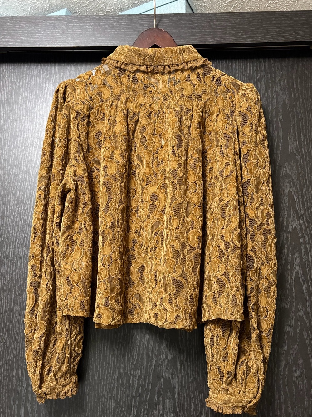 Camila Coelho Lace Ruffle-Collar Blouse - Picture 2 of 11